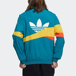 adidas originals Ts Track Top Colorblock Windproof Sports Jacket Green H46699