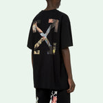 Off-White Comfort Loose Crewneck Short Sleeve Unisex Black OMAA038F20FAB0021001