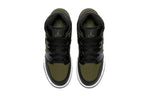 (GS) Air Jordan 1 Retro Mid 'Olive Canvas' 554725-301