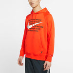 Nike Sportswear Swoosh Large Printing Pullover Orange Red Orangered CJ4864-891