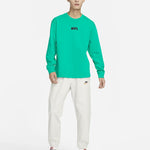 Nike Sportswear Logo Long Sleeve Tee 'Green' FN0253-324