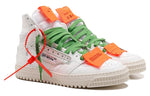 (WMNS) Off-White C/O Virgil Abloh Retro High Top Casual Skate Shoes White OWIA112R208000680100