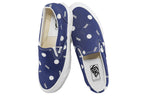 Vans OG Classic Slip-on LX Low Top Casual Skateboarding Shoes Unisex White Blue VN0A45JK84A