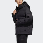adidas neo M Hp Down Jkt1 Sports hooded down Jacket Black GJ8968