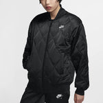 (WMNS) Nike As Nike Sportswear Air Syn Fill JKT Jacket Satn Black BV2878-010