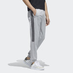 Men's adidas neo Ce 3s Icns Tp Contrasting Colors Stripe Bundle Feet Thicken Sports Pants/Trousers/Joggers Gray HD4706