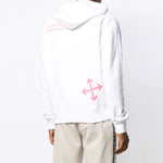Off-White Arrows Sketch Cotton Mens Loose Normal Fit Sweater OMBB034E19E300090128