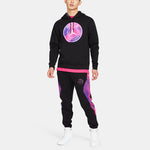 Air Jordan Paris Saint-Germain Printing Fleece Pullover Black CZ0816-010