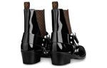 (WMNS) LOUIS VUITTON Rhapsody Ankle Boots 'Black' 1A65WO