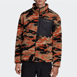 adidas Xplr Sherpa F Outdoor Sports Double Sided Jacket Red Colorblock GE9897