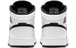 (GS) Air Jordan 1 Mid 'Black Fuchsia Blast' 555112-138