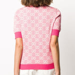 (WMNS) Gucci Gg Wool-Blend Pearl Cotton Sweater For Pink/Red 629456-XKBHQ-5016