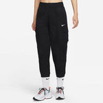 (WMNS) Nike Logo Solid Color Woven Sports Pants/Trousers/Joggers Autumn Black DD5984-010