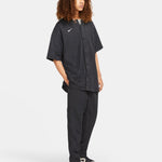 Nike x Fear of God x NBA Crossover Solid Color Loose Short Sleeve Shirt Black CU4686-010