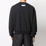 HERON PRESTON CTNMB Sport Crewneck Sweatshirt 'Black White' HMBA016F21JER0061001