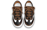 (WMNS) LOUIS VUITTON Lous Sneakers 'Black with Brown Monogram Deco' 1AAW04