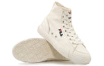 (WMNS) Fila Block High-Top Canvas Shoes White T12W034404FSW
