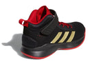 (PS) adidas Cross Em Up 5 Wide Slip On 'Core Black Gold Metallic Scarlet' GZ0119