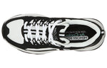 (WMNS) Skechers D'lites 4.0 Black/White 149491-BKW