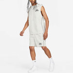 Nike Solid Color Lacing Elastic Breathable Sports Shorts Gray DH7384-050