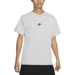 Men's Nike Solid Color Embroidered Small Label Round Neck Casual Loose Short Sleeve Light Bone T-Shirt DN5241-072
