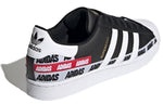 adidas Superstar 'Wordmark Heel Stripe - Core Black' FX5559