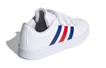 (GS) adidas VL Court 2.0 J 'White Royal Blue Vivid Red' FY9273