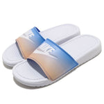 (WMNS) Nike Benassi JDI Print Slide 'White Hyper Royal' 618919-122