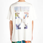 Off-White Painting Arrow Cotton Short Sleeve White OMAA038G20JER0060110