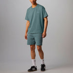 adidas x Pharrell Humanrace Small Logo Shorts 'Grey Blue' HJ7068