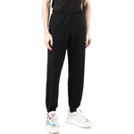Men's Off-White SS22 Back Logo Printing Bundle Feet Sports Pants/Trousers/Joggers Black OMCH030C99FLE0031010