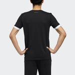 adidas neo Cs Verbiage T Stripe Causual Sports Round Collar Male Black EI4530