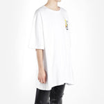 Men's Off-White C/O VIRGILABLOH Simpson Arrow Short Sleeve White T-Shirt OMAA066S191850340188