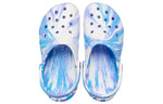 Crocs Classic Clog Marble Beach Sports Unisex White Blue Sandals 'White Blue' 206867-1FK