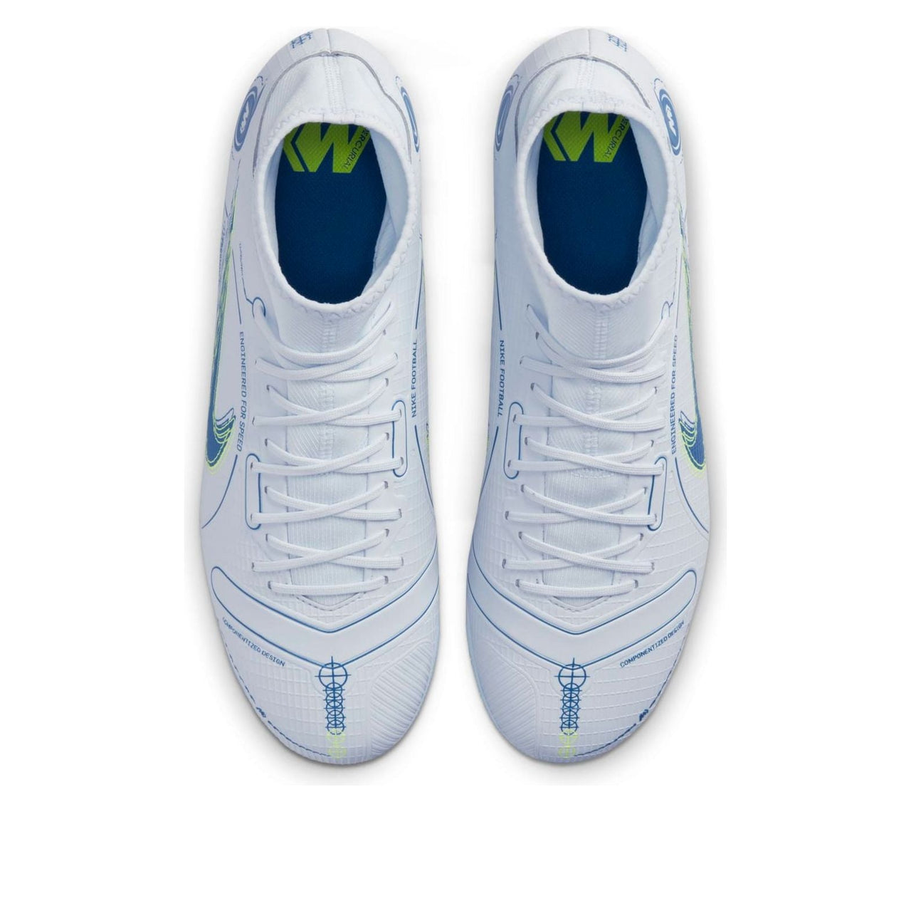 Nike Mercurial Superfly 8 Academy AG 'Grey Light Blue Yellow' DJ2866-054