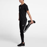 Air Jordan Iconic Quick Dry Training Sports Short Sleeve Black AR7416-013