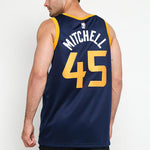 Nike NBA Mitchell Utah Jazz Team limited SW Jersey Navy Blue 864513-425