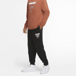 Air Jordan Triangle Flying Man Patch Logo Sports Pants Black CZ1210-010