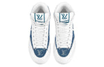 (WMNS) LOUIS VUITTON Charlie Ankle Sneakers 'White Denim Monogram' 1A9S5G