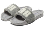 (WMNS) PUMA Leadcat 2.0 Fuzz 'Gray White' 387313-04