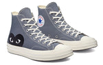 Converse x COMME des GARCONS PLAY Chuck 70 High 'Steel Grey' 171847C