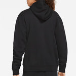 Air Jordan Embroidered Fleece Lined Stay Warm Hooded Jacket Winter Men's Black Gift for Him DA9811-010