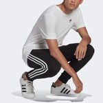 adidas originals Classic Side Stripe Bundle Feet Casual Running Sports Pants Black GN3458
