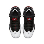 (GS) Air Jordan 6 Rings 'Black White Gym Red' 323419-012