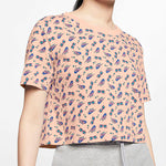 (WMNS) Nike AS W Nike Sportswear Tee CROP SUMMER FUN 2 WASHED CORAL CU9698-664