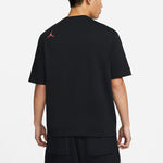 Men's Air Jordan SS22 23 Engineered Printing Short Sleeve Black T-Shirt DH8914-010
