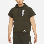 Air Jordan Dri-FIT Zion Embroidered Quick Dry Sports Short Sleeve Green DA9843-010