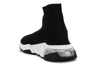 (WMNS) Balenciaga Speed Sneaker 'Clear Sole - Black' 607543W2DB61010