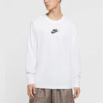 Nike Alphabet Printing Casual Round Neck Long Sleeves White CU7391-100