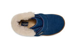 (PS) UGG Nolen fur Short Boots Deep Blue 1106229T-NWNV
